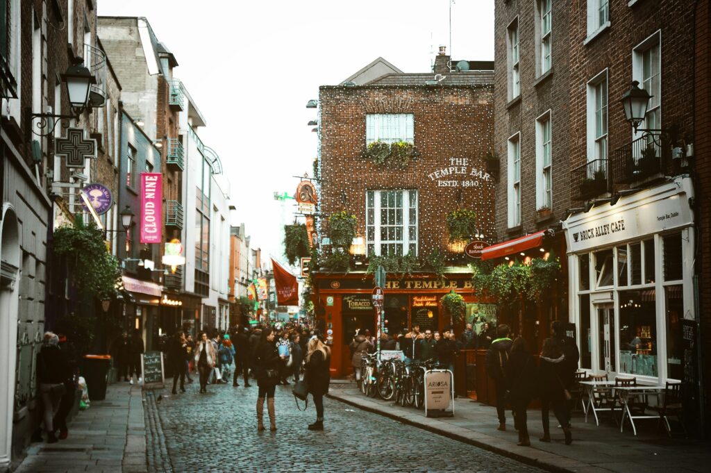 Temple Bar at Christmas