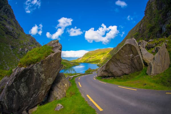 Ring of Kerry landscape in winter